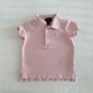 Ralph Lauren Light Pink Girl Polo Shirt
